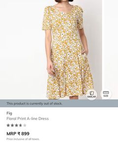 Floral Fit &amp; Flare Dress