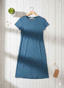 Striped Midi T-Shirt Dress
