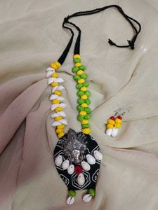 Ganesha Cowrie Shell Necklace