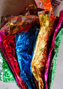 5 Pic Colorful Decorative Foils