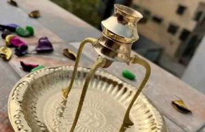 Brass Pooja Thali Set