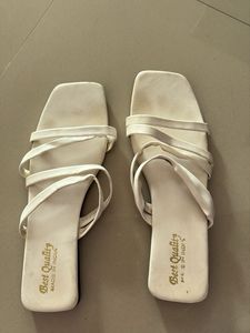 White Strappy Sandals