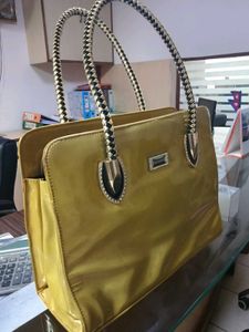 Elegant Yellow Handbag