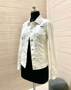 GUESS Imported White Denim Jacket