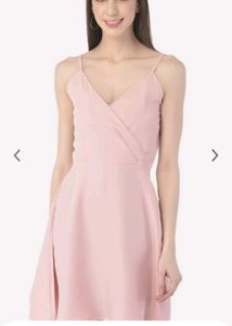 Midi Peach Colur Dress