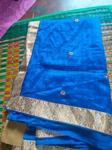 Elegant Blue Saree