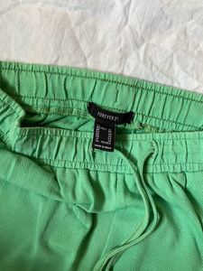 Forever 21 Wide Green Trouser