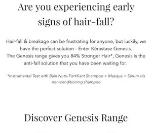 Kerastase Genesis Anti HairFall Fortifying Shampoo