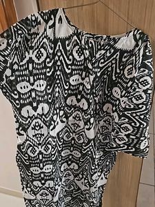 Black White Kurta
