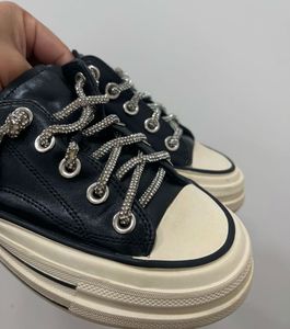 Converse inspired Leather Mules