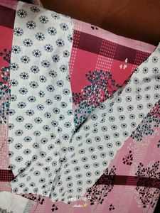 White Printed Kurta Set