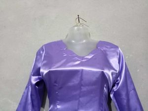Purple Satin Suit