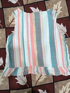 Striped Button-Down Tank