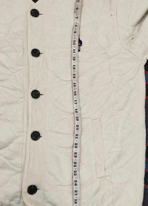 Cream Quilted Jacket