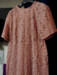 Elegant Lace Midi Dress For Girls And Women