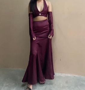Ariana Grande Inspired Satin Co-ord Set