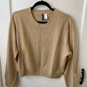 H&m Cropped Knit Sweater