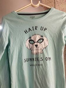 Green Full Sleeves T-shirt