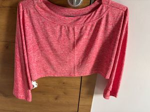 Pink Off-Shoulder Top