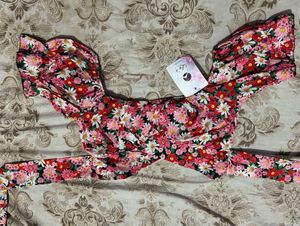 Tie Up Floral Top