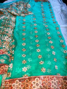 Heavy New Lahenga Style Saree