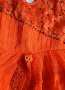 Baby Frock Orange