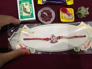 Ganeshji Rakhi Combo With Ritual All Required Item