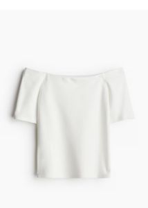 Elegant White Top M-size