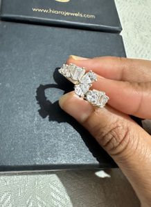 Elegant Open Cuff Ring with Cubic Zirconia