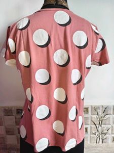 🎁Buy 1, Get 1 Free🎁,Size M/ L Polka Dot Tshirt