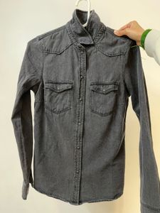 Vero Moda Charcoal Denim Shirt