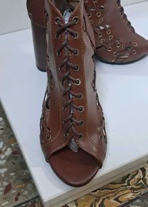 Brand New Lace Up Heeled Boots