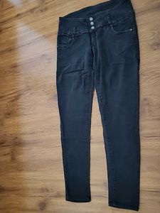 Black  Denim Like Pant