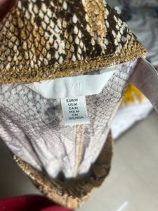 H&amp;M Animal Print Flared Trouser