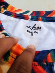 Multi Colour Stripes T Shirt