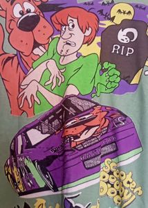 Back Print Crop Tshirt (Scooby Doo)🐶