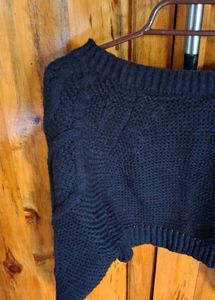 Black Knit Bolero Shrug