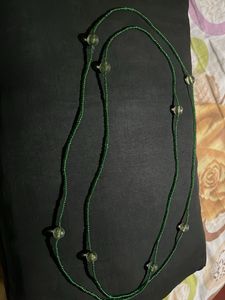 Green Beaded Body Chain