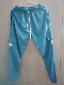 Blue Cargo Sweatpants😍