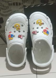 Basic White Crocs