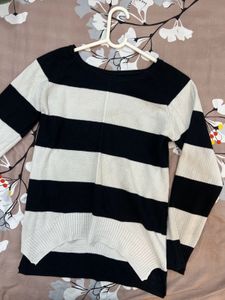 Striped Knit Sweater