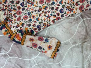 Floral Print Kurta