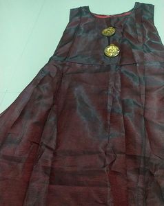 Elegant Maroon Maxi Dress