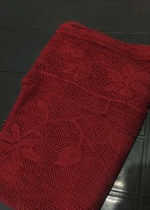 Maroon Floral Scarf