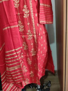 Elegant Red Kurta