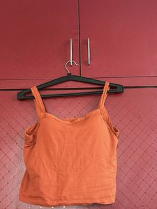 For L Size Orange Tank Top