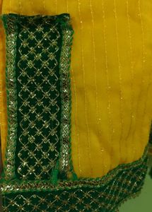 YELLOW SHORT KURTI