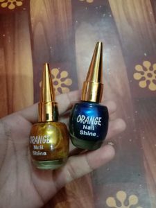 Orange Nail Shine Duo