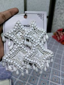 combo nacklace and hand made earing