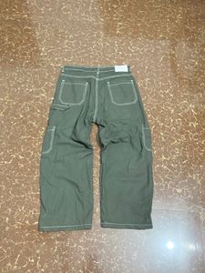 Wide leg baggy denim jeans